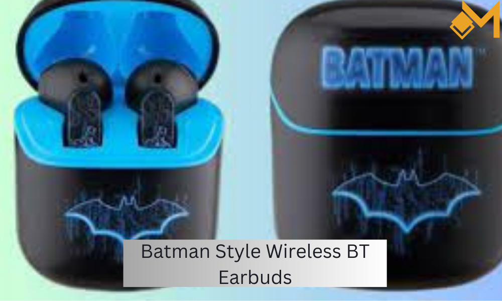 Batman Style Wireless BT Earbuds