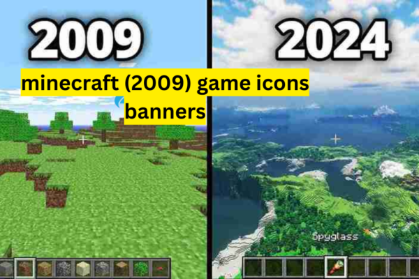 minecraft (2009) game icons banners