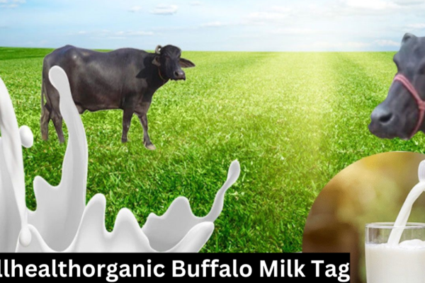 wellhealthorganic buffalo milk tag