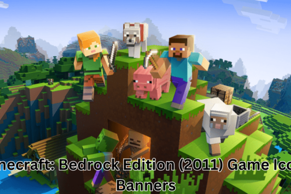 minecraft: bedrock edition (2011) game icons banners