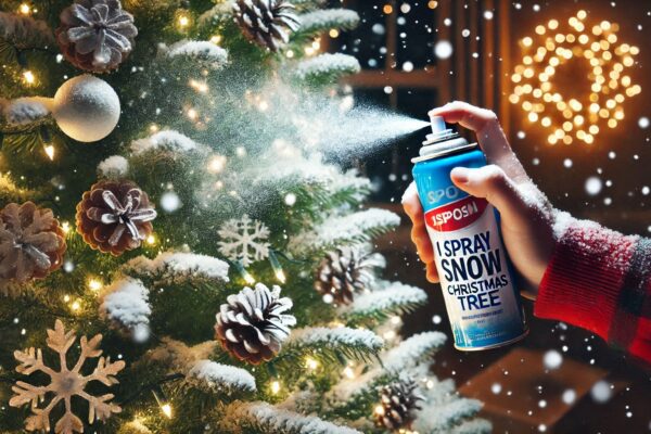 Can I Spray Snow on a Prelit Christmas Tree?