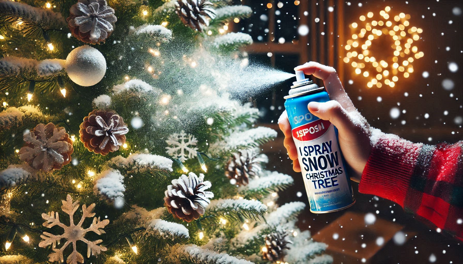 Can I Spray Snow on a Prelit Christmas Tree?